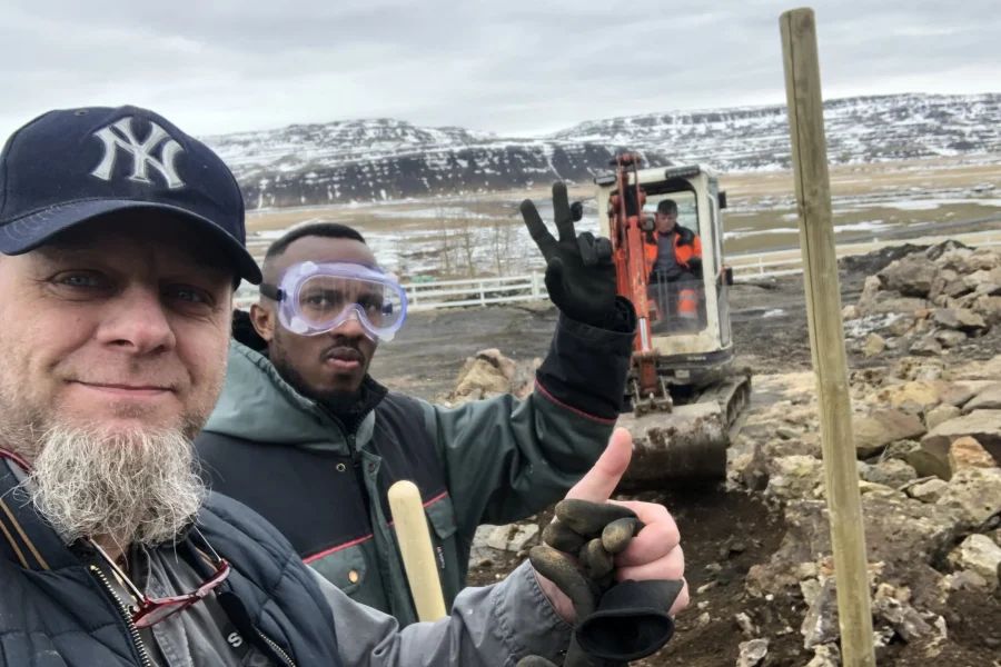 Girðingavinna