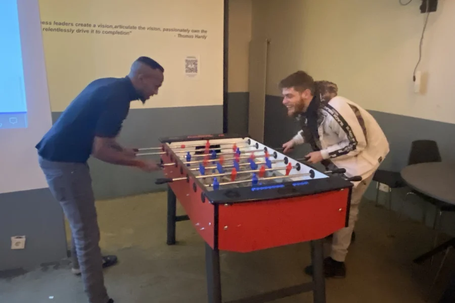 Tveir í fótboltaspili